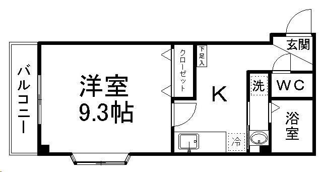 ライフステージ市名坂の間取り写真