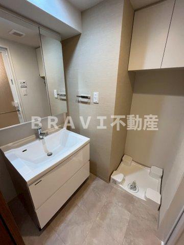 洗面設備　【S-RESIDENCE松屋町asence】使いやすい洗面所