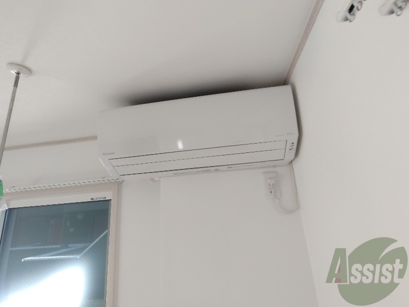 その他設備　リビングのエアコンで暑い日も寒い日も快適に過ごせます