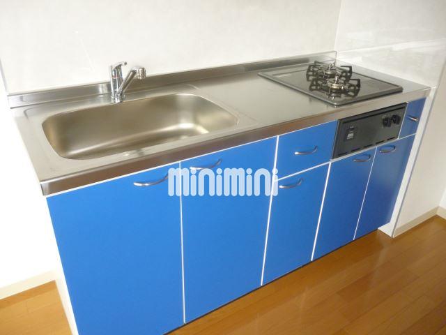 キッチン　２口ガスコンロ完備のキッチンスペースです