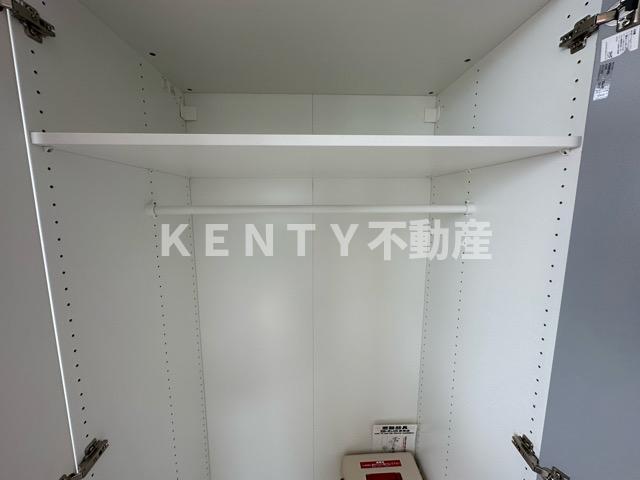 収納　たっぷりとした収納スペースです