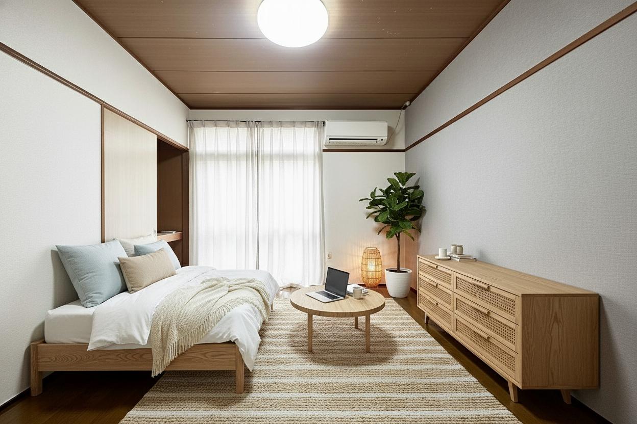 居室・リビング　家具を配置したイメージです。