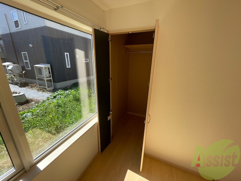 収納　収納を開けてみました！たくさん入りそうですね～