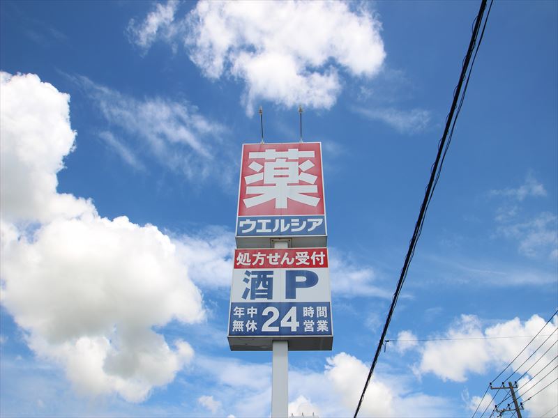 ドラックストア　ウエルシアつくばみらい伊奈店（ドラッグストア）まで1286m