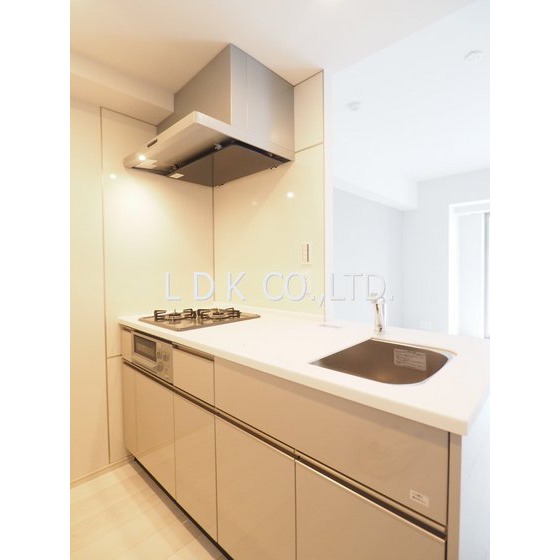 キッチン　コンロ付きシステムキッチン