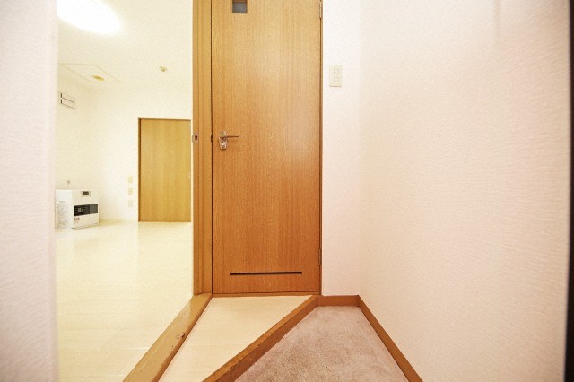 玄関　明るい玄関です