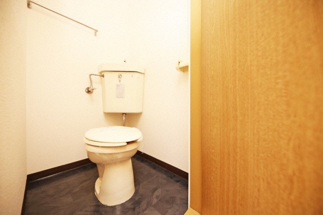 トイレ　落ち着いた色調のトイレです