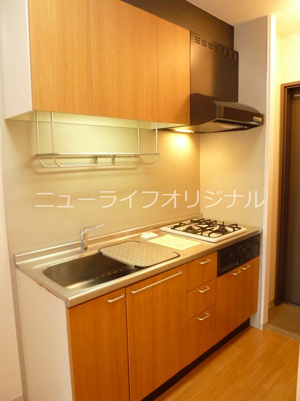 キッチン　2口コンロ付システムキッチンです。