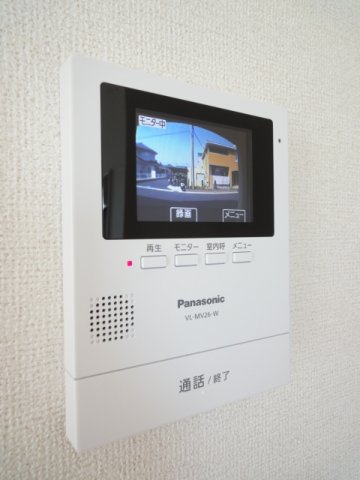 セキュリティ　モニター付きインターホンです