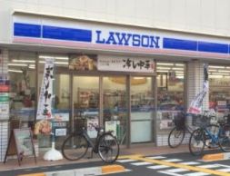 コンビニ　ローソン天王寺町北二丁目店（コンビニ）まで566m