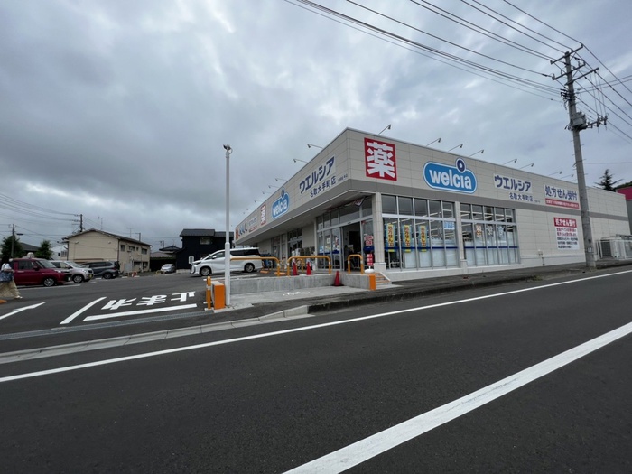 ドラックストア　ウエルシア名取大手町店（ドラッグストア）まで450m