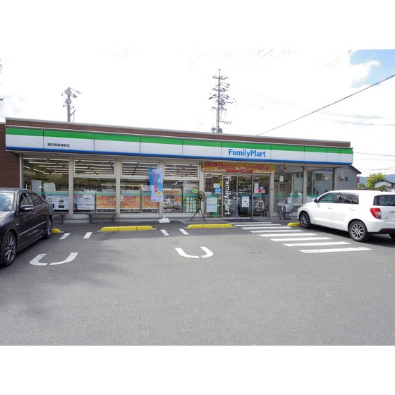 コンビニ　ファミリーマート諏訪高島城前店（コンビニ）まで521m