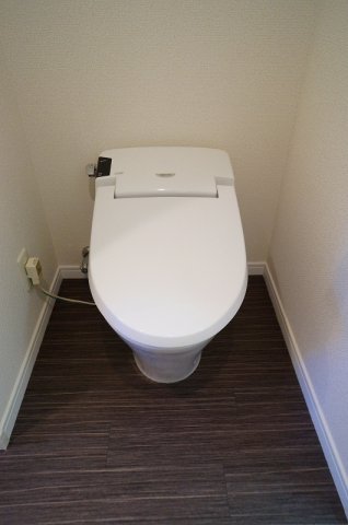 トイレ　ゆったりとした空間のトイレです