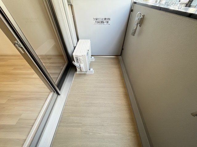 バルコニー　落ち着いた時間を過ごせるバルコニーです