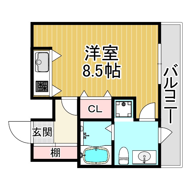 西北チェリーマンションの間取り写真