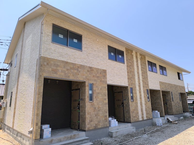 建物外観　建築中画像