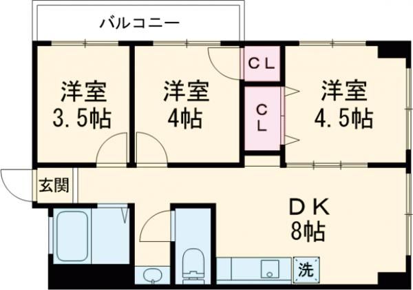 vent de mer西明石の間取り写真