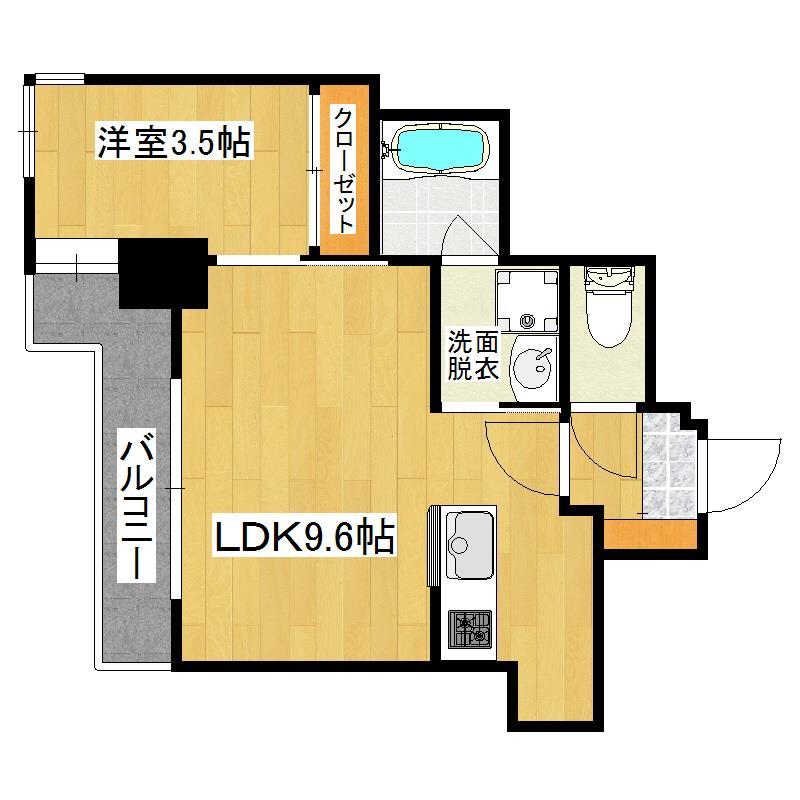 フロンティア加治屋の間取り写真