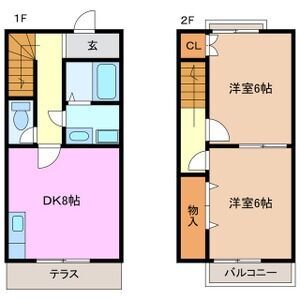 DUPLEX国王256の間取り写真
