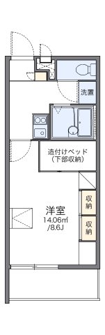 レオパレス猪子石の間取り写真