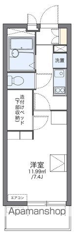 レオパレスレインボーステイツの間取り写真