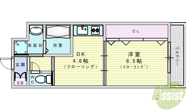 ヒルズ南吹田の間取り写真