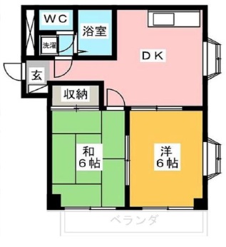 メゾン北園の間取り写真