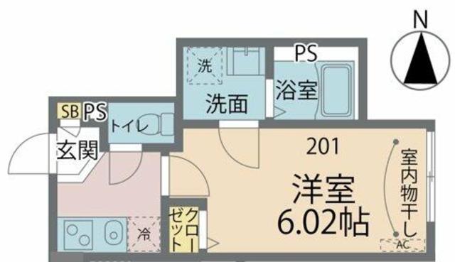 カインドネス所沢久米の間取り写真