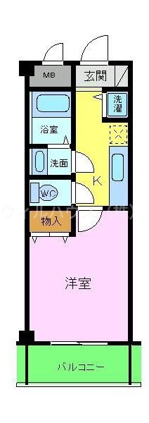 パークヒルズの間取り写真