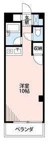 間取り図　他号室の写真です。