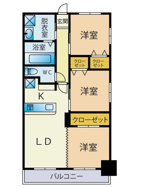 コトー多摩川の間取り写真