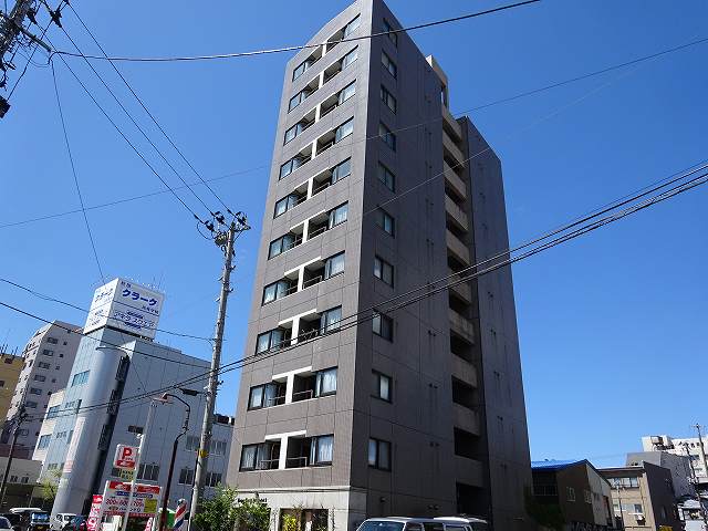 建物外観　１１階建です。