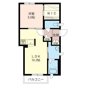 シャーメゾン花沢　（2F）の間取り