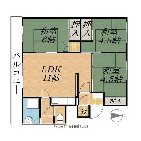 柳町アパートメントの間取り写真