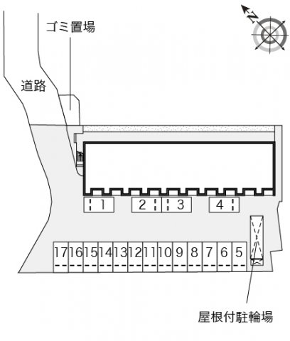 【北九州市小倉南区高野のアパートのその他共有部分】