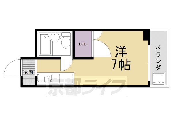 アークハイツ嵯峨嵐山の間取り