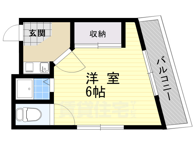 吹田市出口町のマンションの間取り