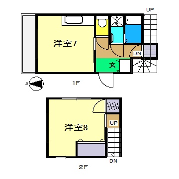 ハイツ大久保の間取り