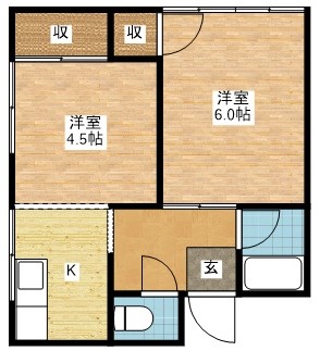 ファボリート愛宕の間取り