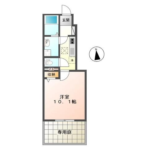 木更津市畑沢南のアパートの間取り