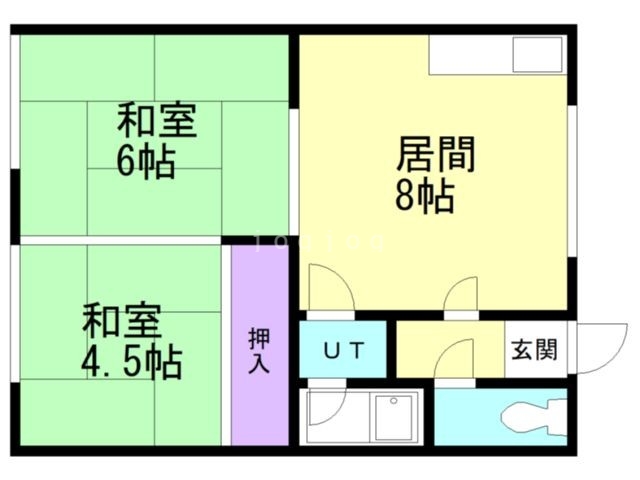 コーポミライ深堀の間取り