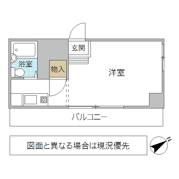 レジデンスカープ水戸の間取り