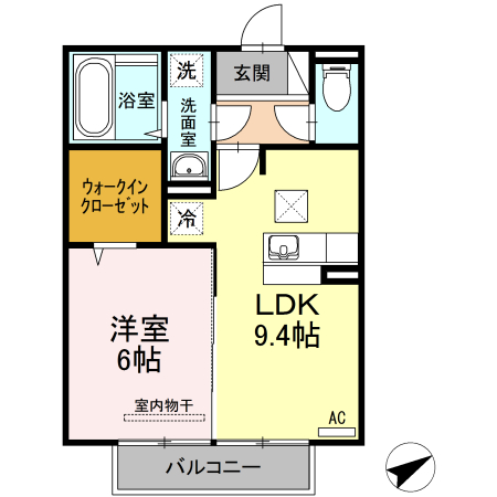 エンゼルハイムIII　Ａ棟　大和の間取り