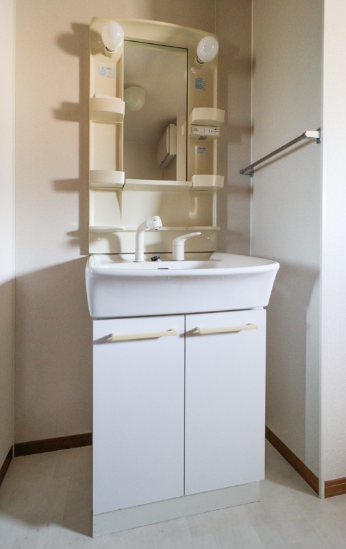 洗面設備　図面と現状に相違がある場合には現状を優先