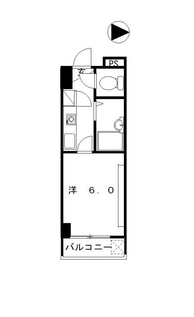 セブンシーズ入明アネックスの間取り