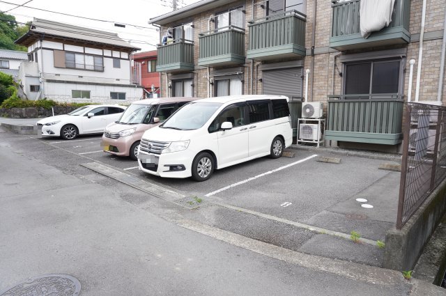 【サン・シュテルンの駐車場】