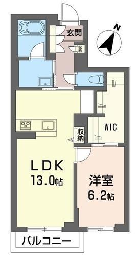 さいたま市緑区大字中野田のマンションの間取り