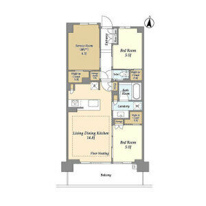 【荒川区町屋のマンションの間取り】