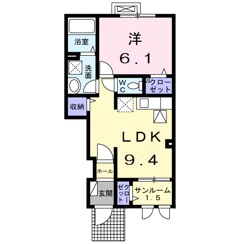 リヴァフォースの間取り