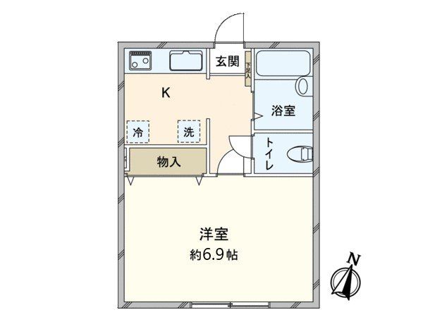 メイプル北沢の間取り